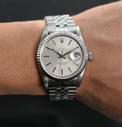 datejust silver rolex|Rolex Datejust 36mm stainless steel.